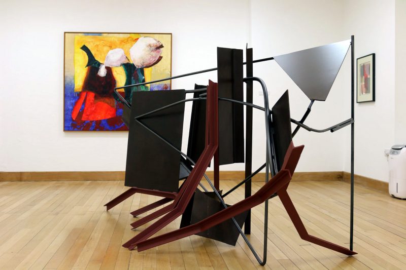 Anthony Caro and Sheila Girling exhibiting together in Peterborough Museum and Art Gallery 2018