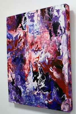 Acrylics, Abstract, Colourful, Acrylic pouring, Handcrafted