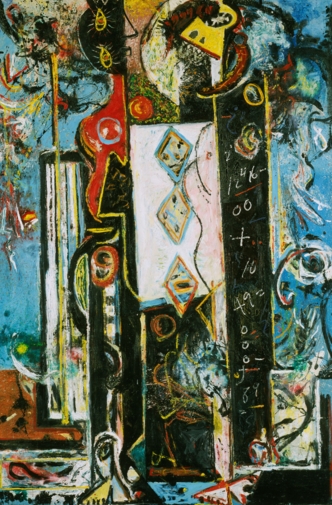  Jackson Pollock, Male and Female, 1942-43