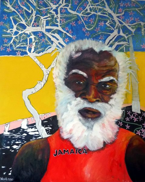 My oil paintings and drawings are of expressionistic themes of portraits and the Caribbean featuring prominently. Other portraits are of outsiders like clowns & tramps. Most oils are large size.

Showing 50 years of my painting and poetry.

"Travelling Shoes-My Story" (2018) is a book showing 20 years of my art & poetry, oil painting themes include Jamaican portraits and idiosyncratic characters like Nobby the Tramp.

 

[caption id="attachment_4807" align="alignnone" width="533"] Graham Ward - The Red Tree 2015[/caption]

[caption id="attachment_4832" align="alignnone" width="533"] Graham Ward Three Rockabilly Girls 1997[/caption]

 

[caption id="attachment_4824" align="alignnone" width="533"] Graham Ward Woman with Washing Line 2011[/caption]

[caption id="attachment_4820" align="alignnone" width="300"] Graham Ward Paul the Horse Dealer and his dog[/caption]

[caption id="attachment_4816" align="alignnone" width="246"] Graham Ward Slave to Love 1993[/caption]