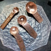 Wonky Copper Spoons by Shalini Austin