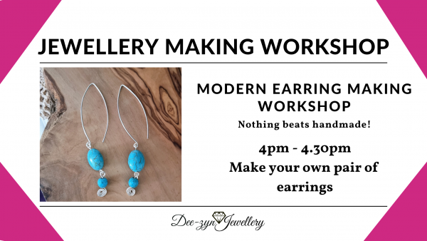 modern earring making workshop