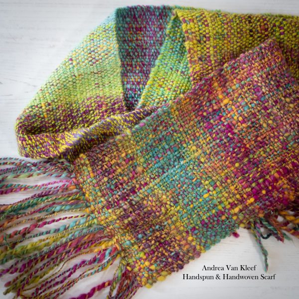 My handwoven pieces are made using natural fibres with an emphasis on texture, design and colour. I use an 8 shaft table loom and also spin fibre for weaving.

To see more images of my work please search @andrea_theweavingpotter on Instagram.