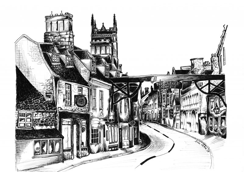 Specialising in ink pen drawings, I have always taken inspiration from historical architecture and reflects the texture, experiences of

historical buildings and streets in my artworks.