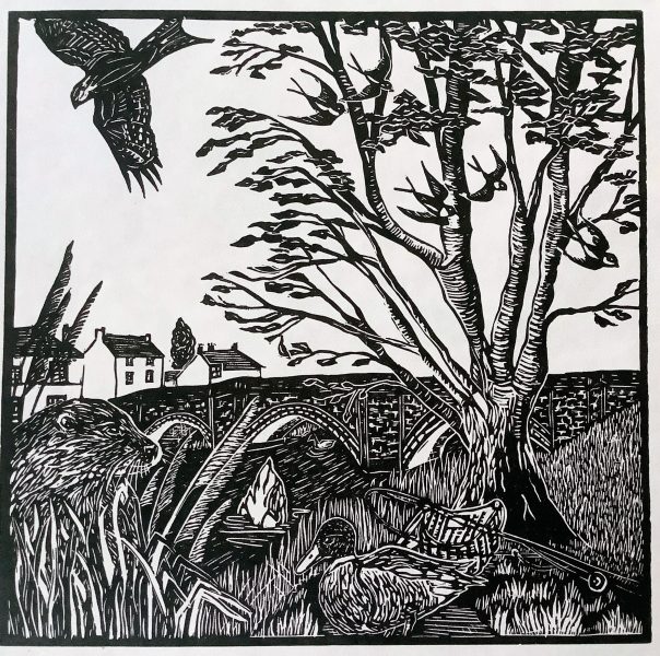 Printmaking in all its forms has intrigued me for a long while, but my practice and explorations began in earnest during the lockdowns.

Observations of my rural world mainly linocuts.