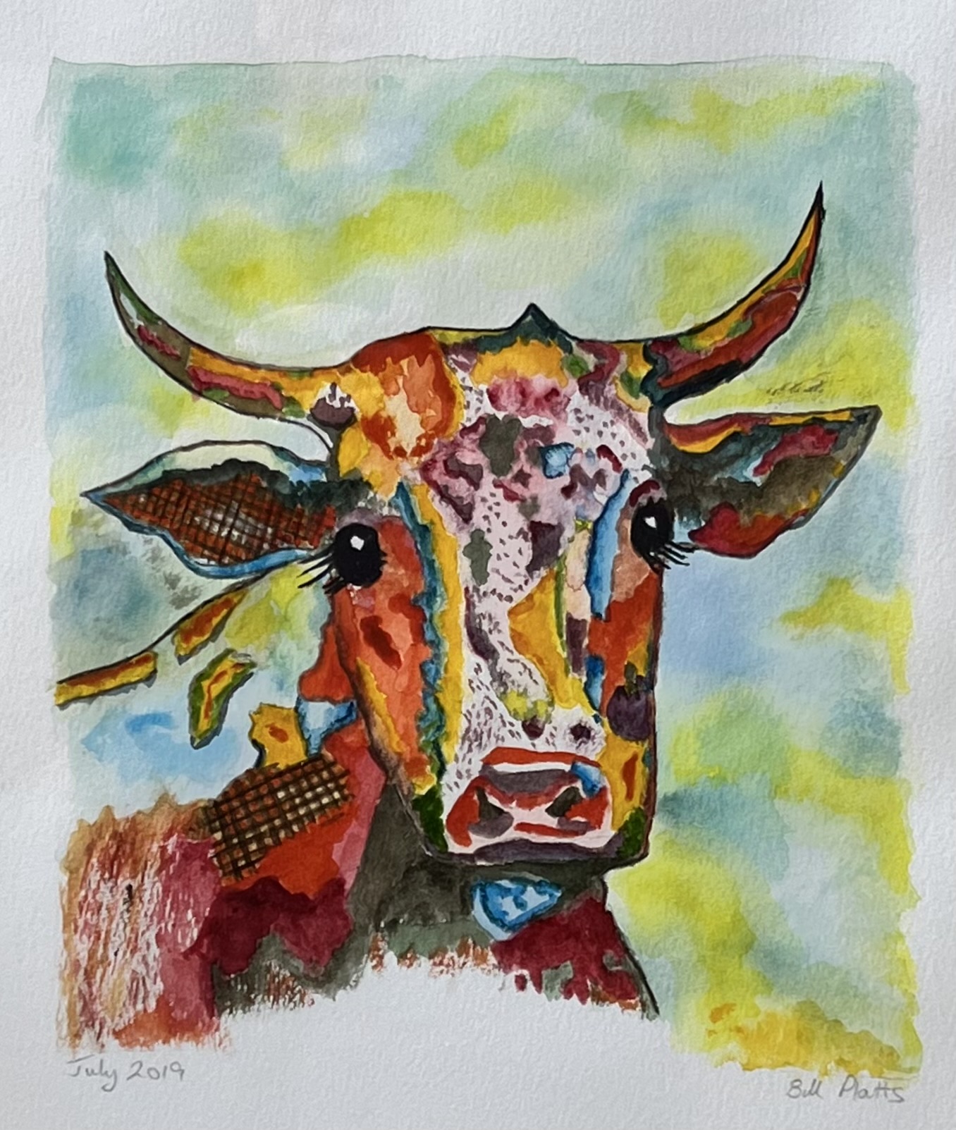 Abstract cow