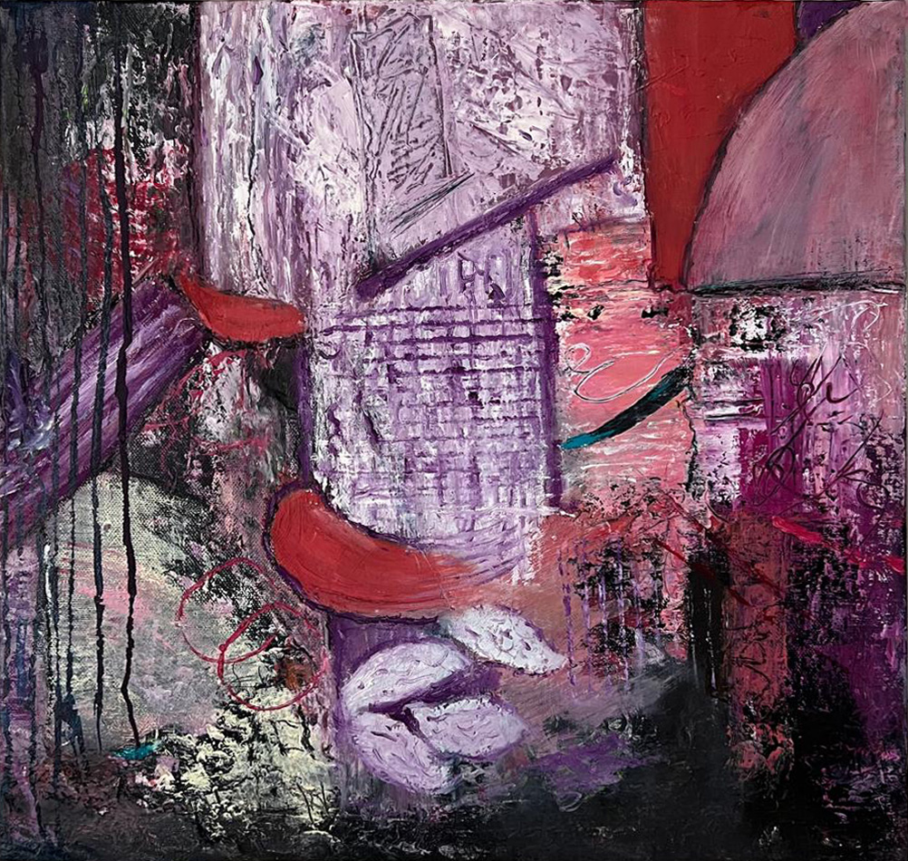 Abstract, Oil & Cold Wax on canvas