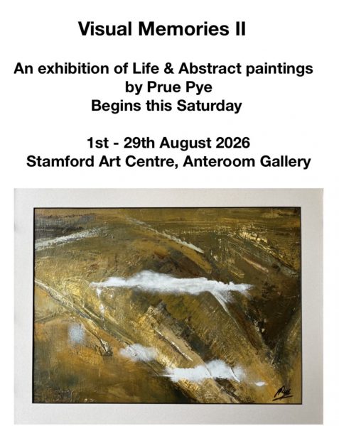 Poster for Prue Pye's Exhibition Visual Memories II
